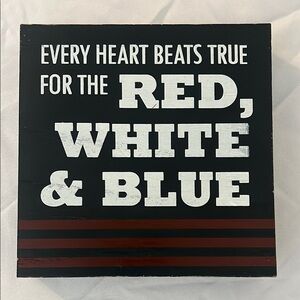 🇺🇸🇺🇸Patriotic Wall Decor Sign - Red, White & Blue🫡
